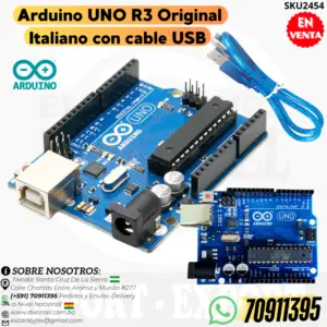 Arduino UNO R3 ATmega328P con cable USB - imagen 1